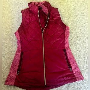 Dark Pink Lululemon Puffer Vest